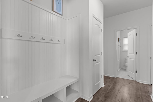 1414 Arena Ln, Fuquay Varina, NC 27526 - mudroom featuring dark wood-style floors
