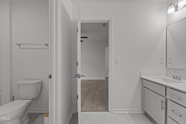 1414 Arena Ln, Fuquay Varina, NC 27526 - bathroom featuring vanity and toilet