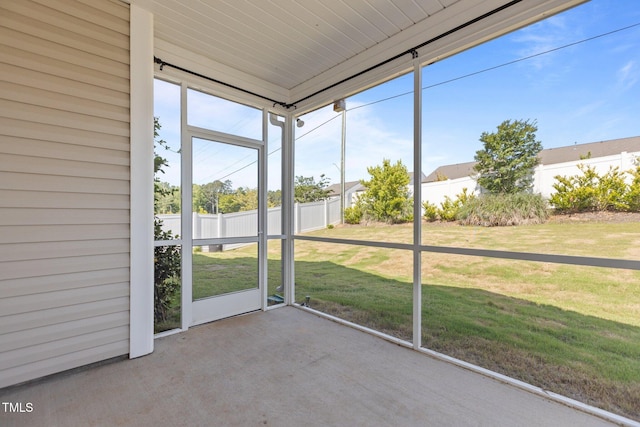 1414 Arena Ln, Fuquay Varina, NC 27526 - unfurnished sunroom featuring plenty of natural light