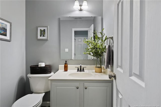 104 Somerset Dr, Raeford, NC 28376 - half bath featuring toilet and vanity