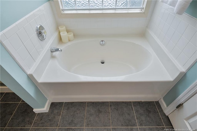 104 Somerset Dr, Raeford, NC 28376 - full bathroom featuring a bath, healthy amount of natural light, and tile patterned floors