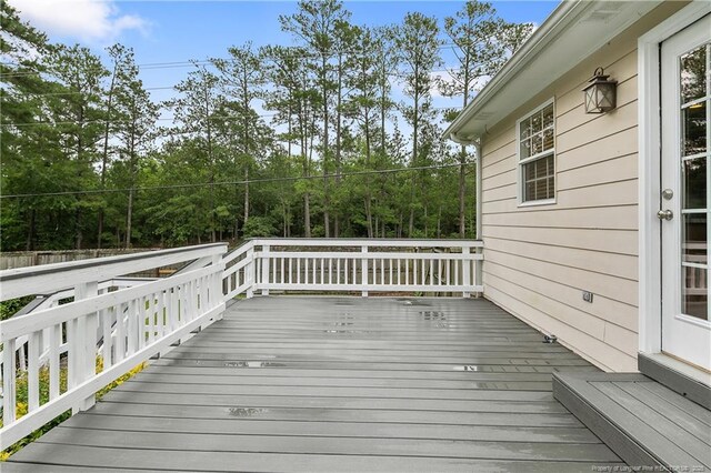 104 Somerset Dr, Raeford, NC 28376 - view of deck