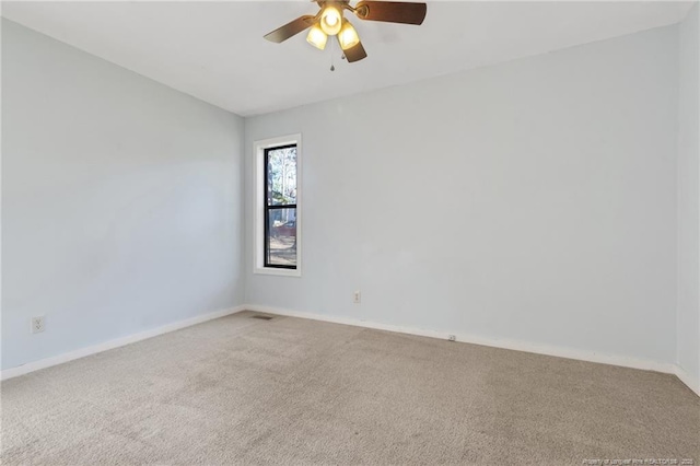 329 Whipple Tree Ln, Fayetteville, NC 28314 - spare room featuring carpet flooring and a ceiling fan