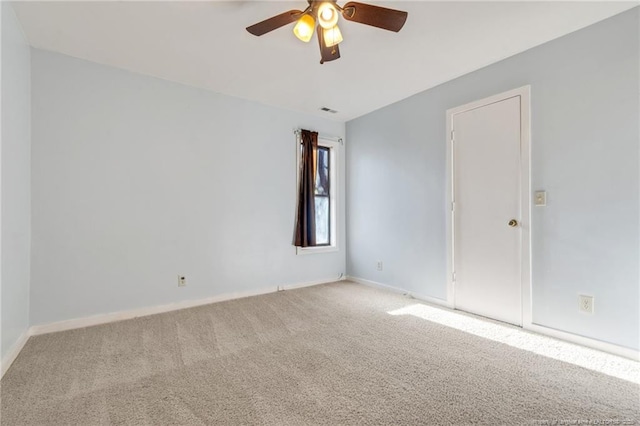 329 Whipple Tree Ln, Fayetteville, NC 28314 - carpeted spare room with ceiling fan and baseboards