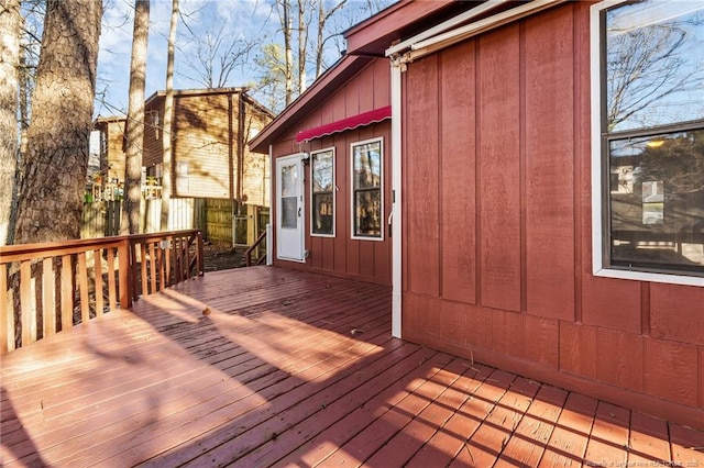 329 Whipple Tree Ln, Fayetteville, NC 28314 - view of wooden deck