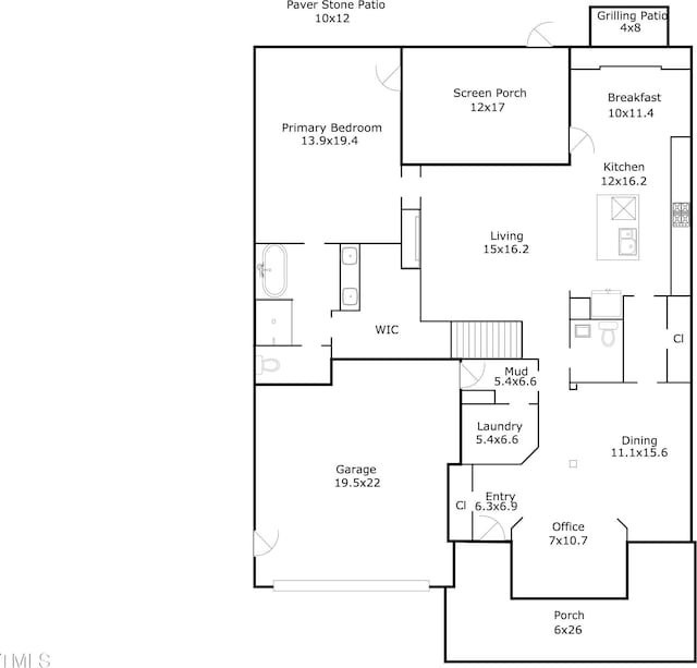 42 Juneberry Dr, Chapel Hill, NC 27516 - view of room layout