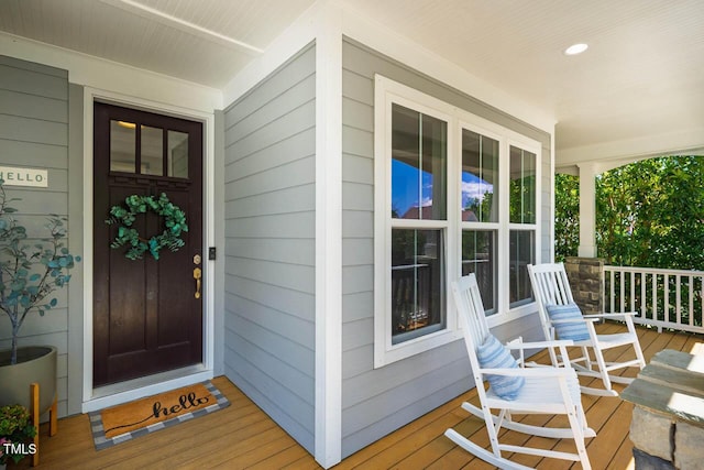 42 Juneberry Dr, Chapel Hill, NC 27516 - doorway to property featuring a porch