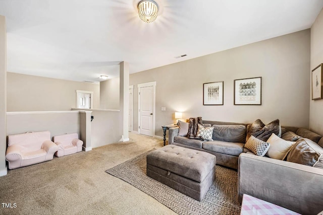 42 Juneberry Dr, Chapel Hill, NC 27516 - living room with carpet floors