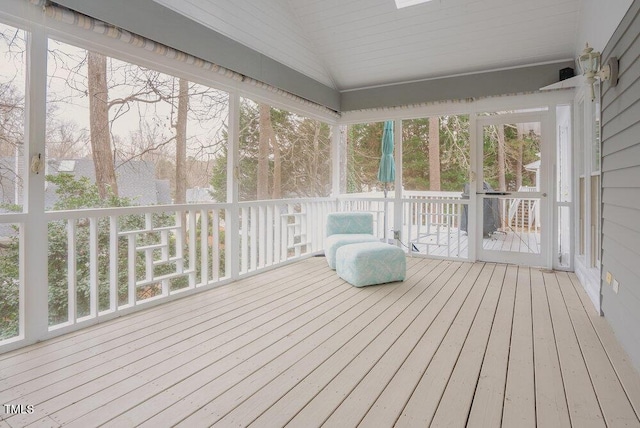 10 Marchmont Ct, Durham, NC 27705 - unfurnished sunroom featuring lofted ceiling and healthy amount of natural light