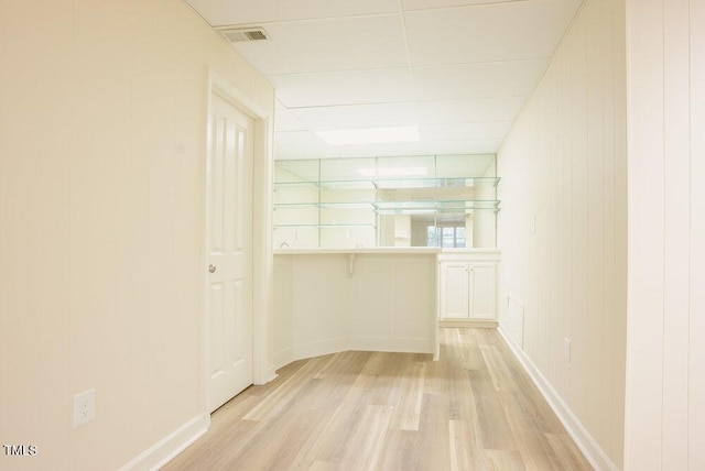 10 Marchmont Ct, Durham, NC 27705 - hallway featuring light wood finished floors and baseboards
