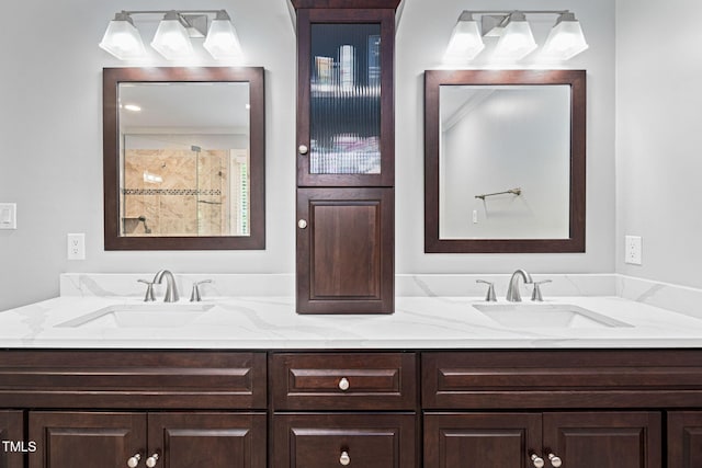 202 Stoneleigh Dr, Cary, NC 27511 - full bathroom featuring double vanity