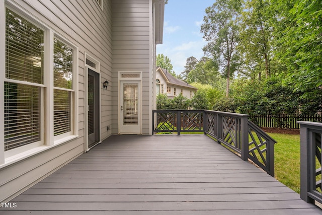 202 Stoneleigh Dr, Cary, NC 27511 - view of wooden terrace