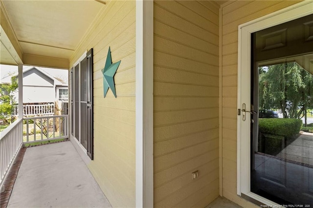 3820 Crusader Dr, Hope Mills, NC 28348 - doorway to property with covered porch