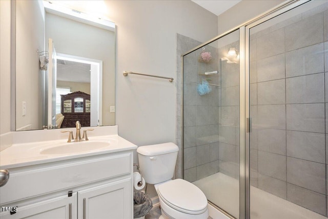 1416 Southpoint Trl, Durham, NC 27713 - full bath with vanity and a stall shower