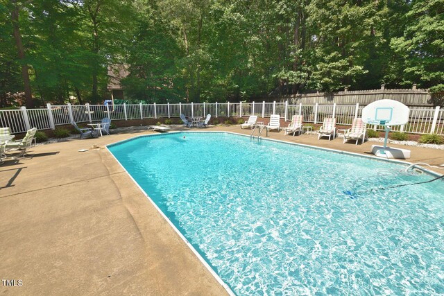 2708 Coleberry Trl, Rocky Mount, NC 27804 - view of pool with a patio area