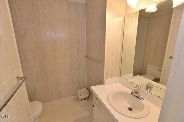 2708 Coleberry Trl, Rocky Mount, NC 27804 - half bath featuring vanity and tile patterned floors