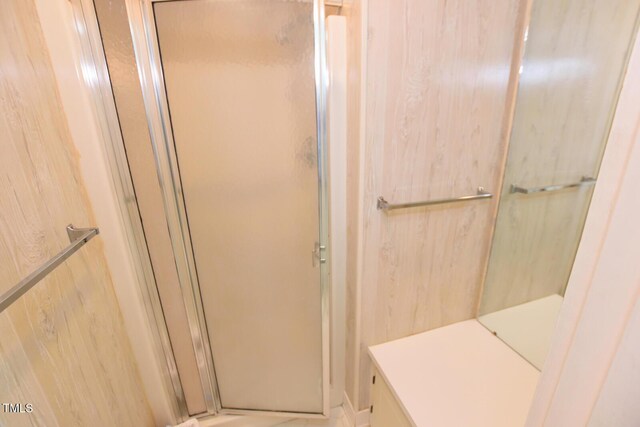 2708 Coleberry Trl, Rocky Mount, NC 27804 - full bathroom with a stall shower and vanity