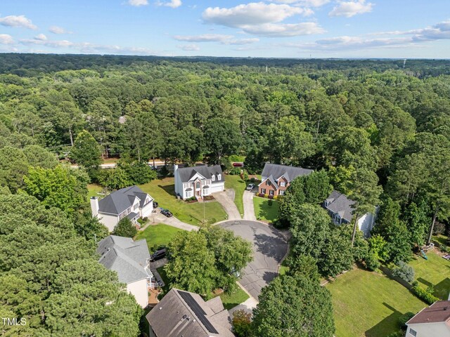 8 Summertime Ct, Durham, NC 27707 - aerial overview of property's location with nearby suburban area