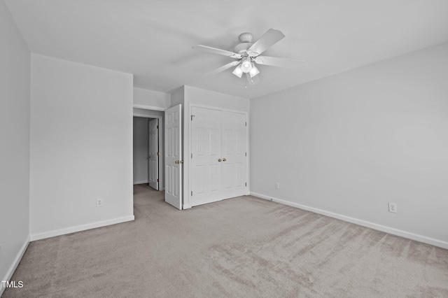 8 Summertime Ct, Durham, NC 27707 - unfurnished bedroom with carpet, a closet, and ceiling fan