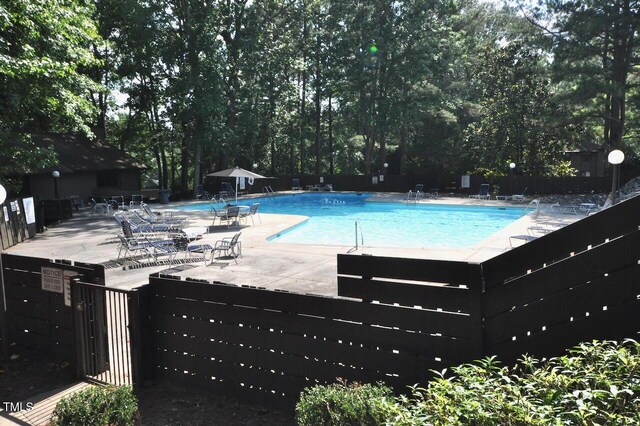80 Stoneridge Rd, Durham, NC 27705 - community pool featuring a patio area