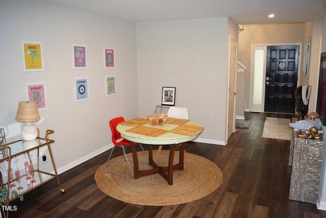 80 Stoneridge Rd, Durham, NC 27705 - dining room with wood finished floors and recessed lighting