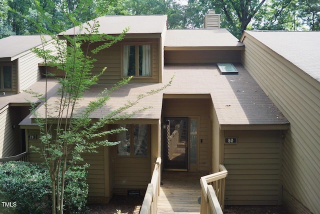 80 Stoneridge Rd, Durham, NC 27705 - exterior space with a chimney