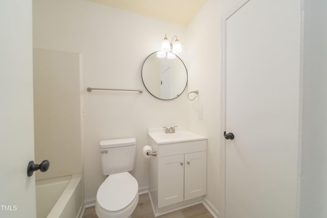 4258 Kaplan Dr, Raleigh, NC 27606 - bathroom featuring vanity and wood finished floors