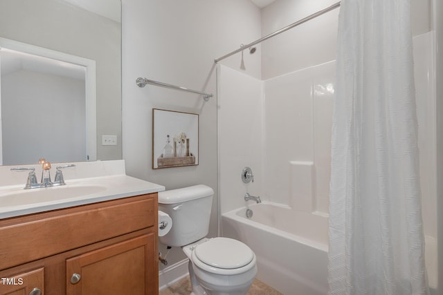 1127 Timbercut Dr, Durham, NC 27703 - bathroom featuring shower / tub combo with curtain and vanity