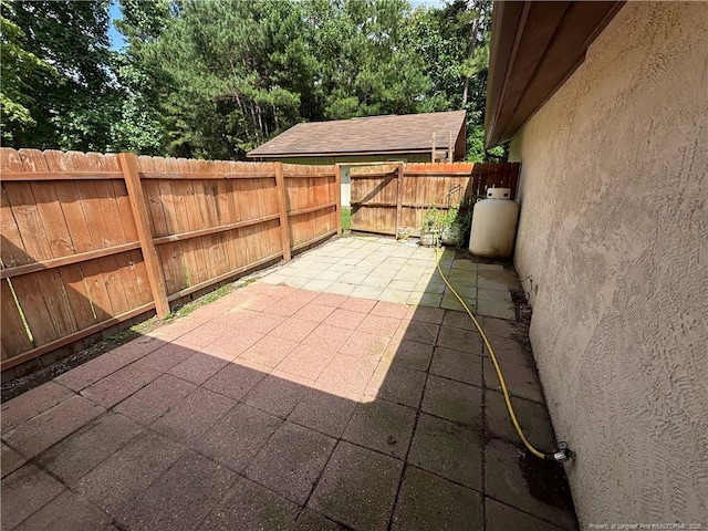 5200 Pineview Rd, Lumberton, NC 28360 - fenced backyard with a patio