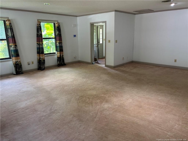 5200 Pineview Rd, Lumberton, NC 28360 - carpeted spare room with ornamental molding and baseboards