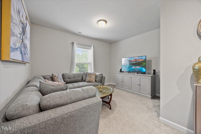 601 Richlands Cliff Dr, Youngsville, NC 27596 - living area featuring light colored carpet and baseboards
