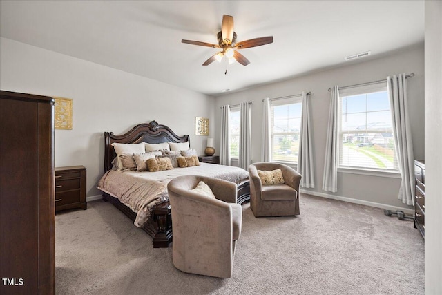 601 Richlands Cliff Dr, Youngsville, NC 27596 - bedroom featuring carpet floors and ceiling fan