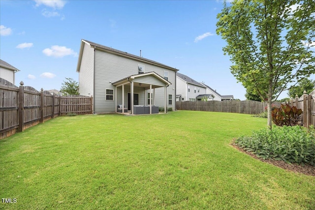 601 Richlands Cliff Dr, Youngsville, NC 27596 - back of property with a fenced backyard