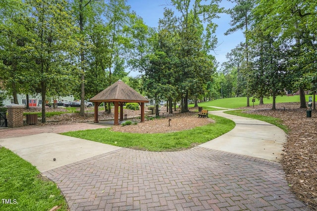 124 Sugar Run Dr Unit 11, Fuquay Varina, NC 27526 - view of property's community with a gazebo and a yard