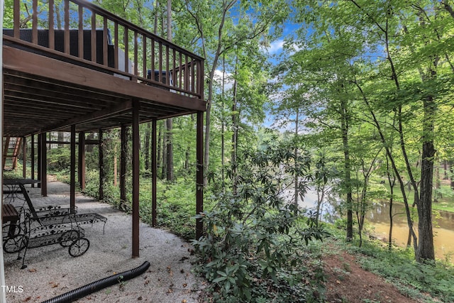 103 Javelin Ct, Cary, NC 27513 - view of yard with a patio and a deck