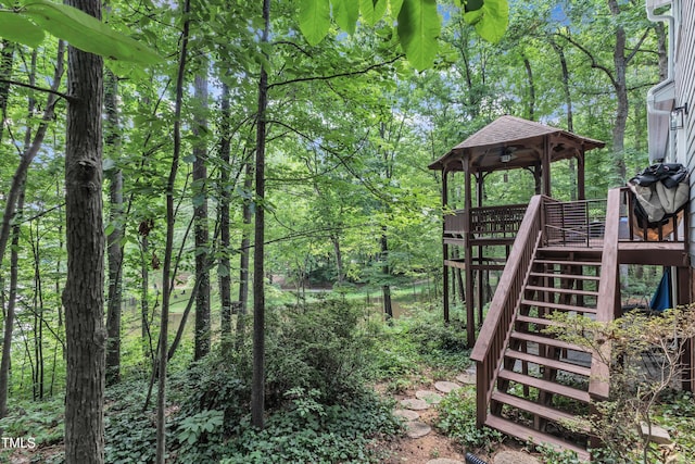 103 Javelin Ct, Cary, NC 27513 - view of playground featuring stairway and a gazebo