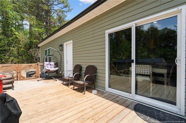 588 Heritage Farm Rd, Carthage, NC 28327 - view of wooden deck