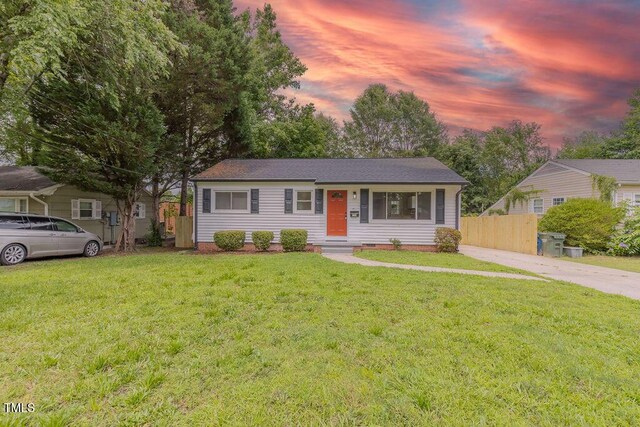 1708 Forest Rd, Durham, NC 27705 - view of front of house with driveway