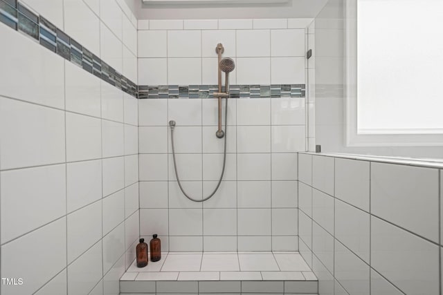 121 Hardy Oaks Way, Holly Springs, NC 27540 - bathroom featuring a tile shower