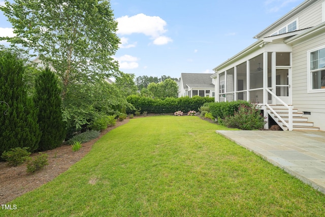 121 Hardy Oaks Way, Holly Springs, NC 27540 - view of grassy yard with a sunroom