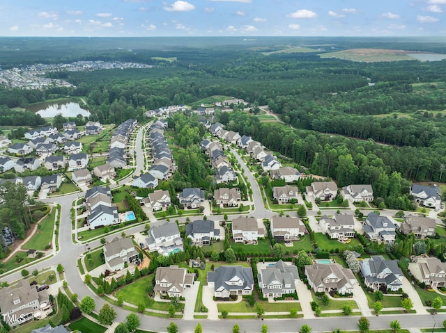121 Hardy Oaks Way, Holly Springs, NC 27540 - aerial view of property's location featuring nearby suburban area and a large body of water