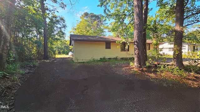 2100 N Webb St, Selma, NC 27576 - view of home's exterior featuring crawl space