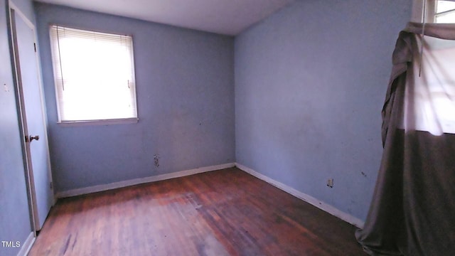 2100 N Webb St, Selma, NC 27576 - spare room with plenty of natural light and wood finished floors