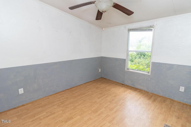 269 Beagle Run Ln, Aberdeen, NC 28315 - unfurnished room with wood finished floors and ceiling fan