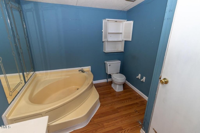 269 Beagle Run Ln, Aberdeen, NC 28315 - bathroom featuring a bath and wood finished floors