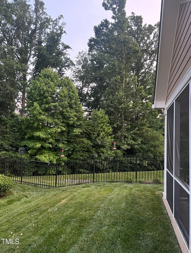 514 Ashley Woods Dr, Gibsonville, NC 27249 - view of yard with view of wooded area