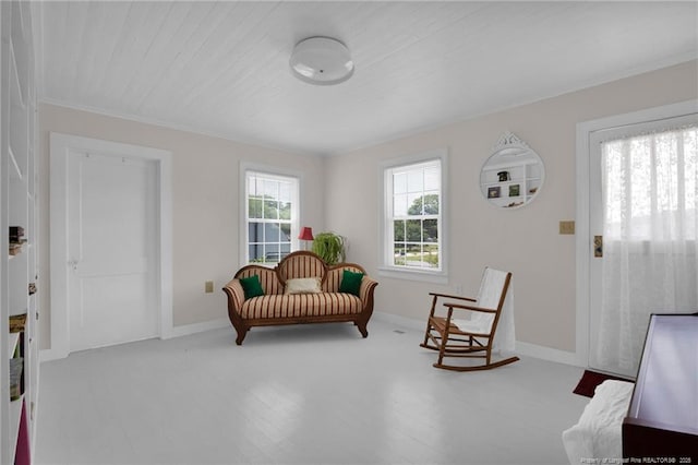 92 Nathan Dudley Rd, Clinton, NC 28328 - living area featuring wood finished floors and ornamental molding
