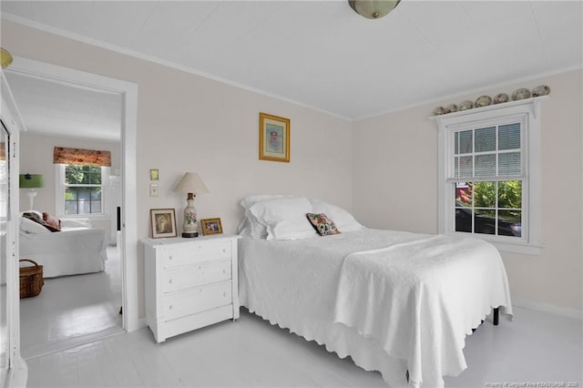 92 Nathan Dudley Rd, Clinton, NC 28328 - bedroom with ornamental molding and baseboards