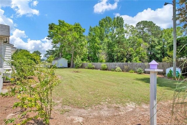 92 Nathan Dudley Rd, Clinton, NC 28328 - fenced backyard with a shed