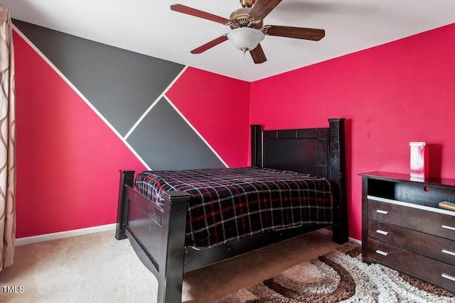 6001 Winged Willet Ct, Wendell, NC 27591 - carpeted bedroom featuring a ceiling fan and baseboards